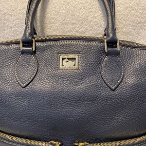 Dooney & Bourke Navy Blue Leather Handbag
